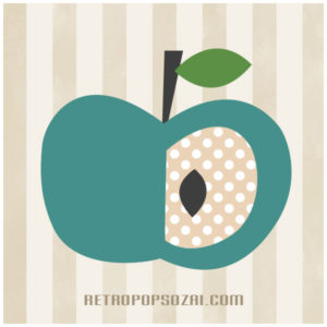 りんご-ブルー-ハーフ