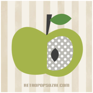 りんご-グリーン-ハーフ